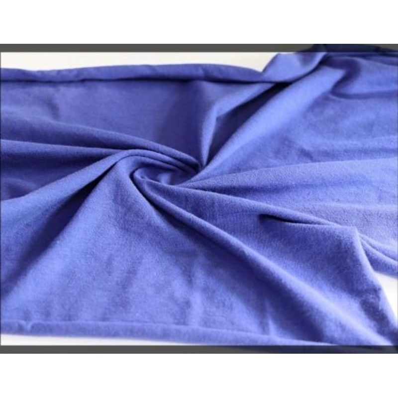 Vải thun cotton 2 chiều màu xanh đen.