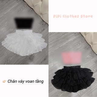 Quần voan tầng, quần voan tầng PIPISTORE chân váy voan tầng xinh xắn