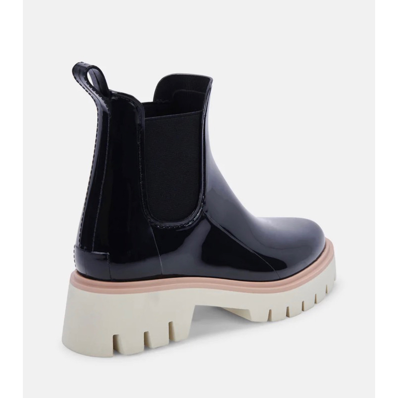 Bốt nữ Dolce Vita Thundr H2O Boots Black Patent Stella