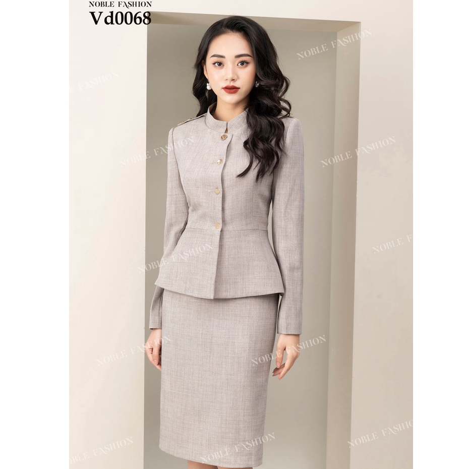 Set vest nữ công sở,Bộ vest nữ 2 lớp (hàng thiết kế) vd0068