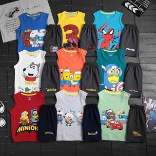 Bộ sát nách bé trai