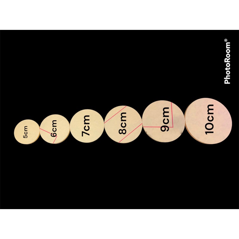 Tấm mica trong suốt hình tròn