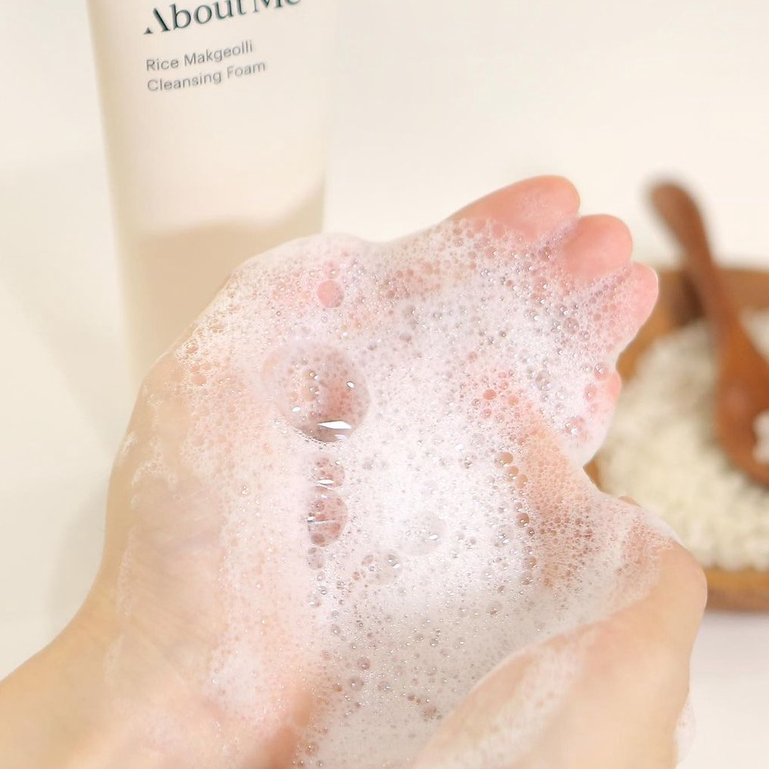 Sữa kem rửa mặt Gạo ABOUTME