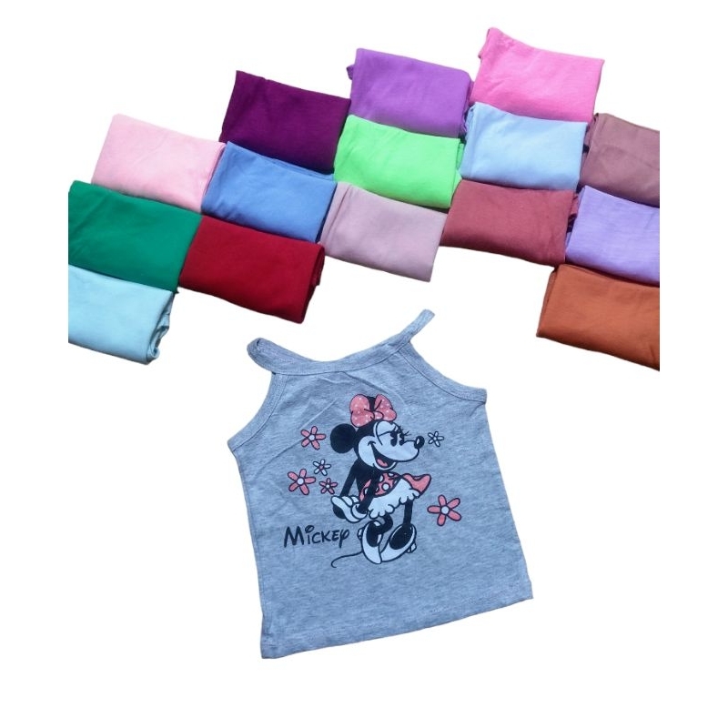 ÁO 2 DÂY BÉ GÁI ÁO THUN BÉ GÁI CỘC TAY COTTON 8-22KG