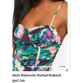 (Size S) Áo Bodysuit xuất dư, Forever21