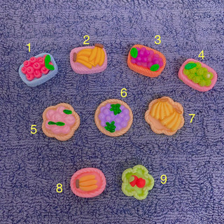 Charm trái cây mini trang trí mô hình đồ ăn