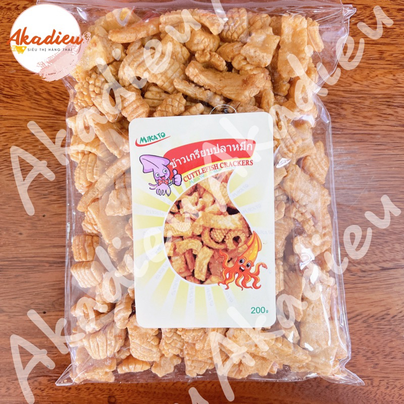 Snack Mực Mikato bịch 200gr siêu to - Thái Lan