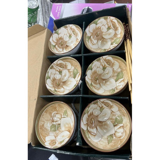 Bộ 6 bát con ăn cơm Hoa Trà trắng