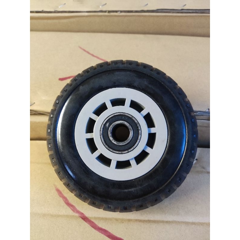 Bánh xe đẩy chịu tải cao su đặc 120mm SIÊU BỀN