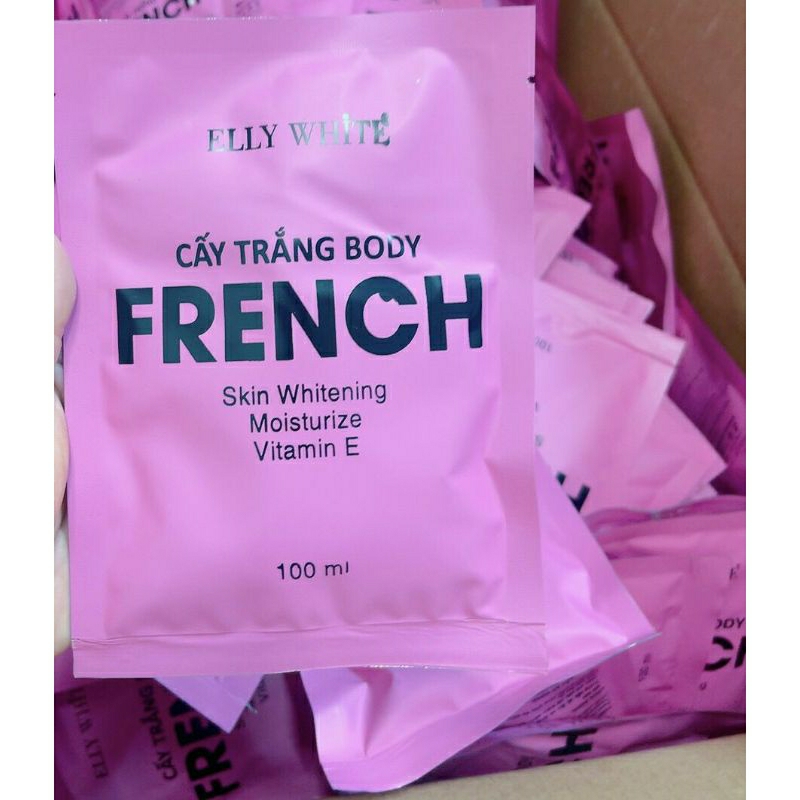 Tắm trắng saffron và nhân sâm cấy trắng body FRENCH