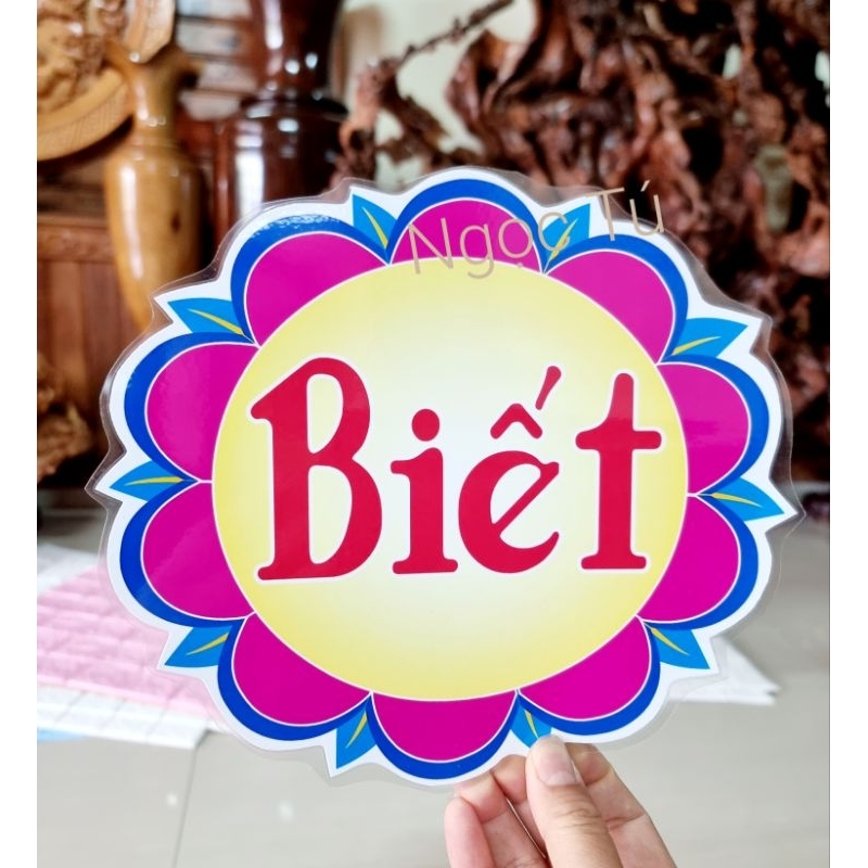 Khẩu hiệu Sách trang trí góc Thư viện In ép A4