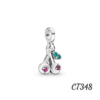 CHARM PAN ALE BẠC S925 THUẦN KHIẾT TRÁI CHERRY HÀNG CAO CẤP