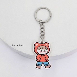 móc khoá bò sữa siêu xinh