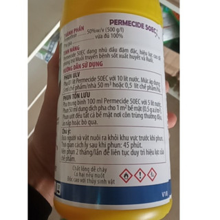 Thuốc trừ muỗi y tế Permecide 500sc 1 lít