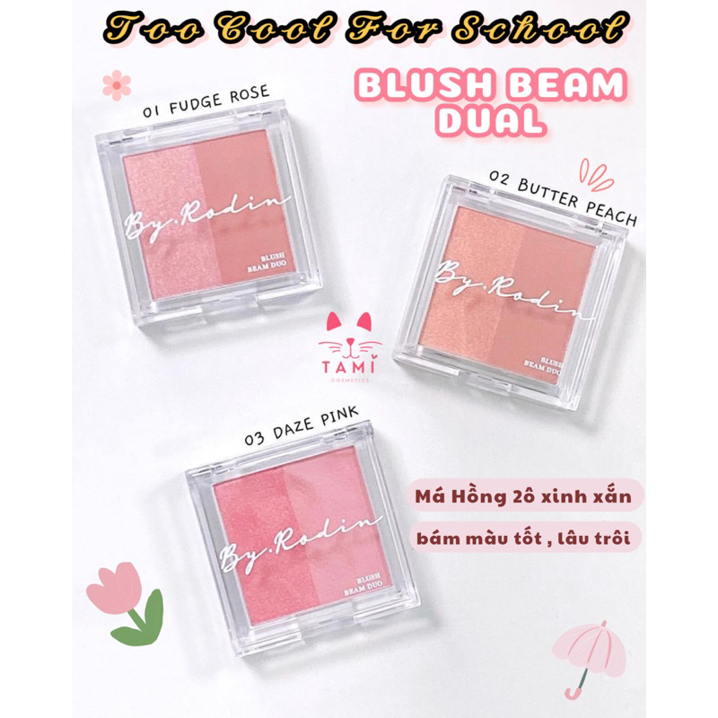 Má Hồng 2 ô Too Cool For School Blush Beam Duo