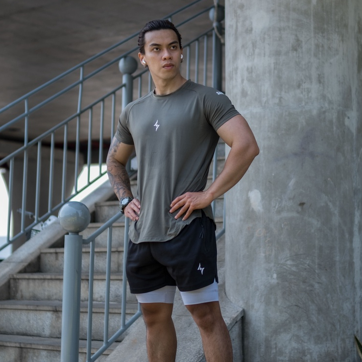 Áo thể thao tập gym form fit hiện đại Core Training Tee chất liệu co dãn cao cấp | SAINTED