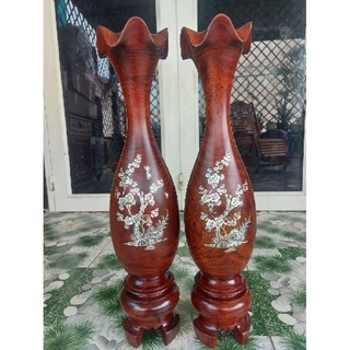 Cặp lục bình gỗ hương cao 40- 50-60cm