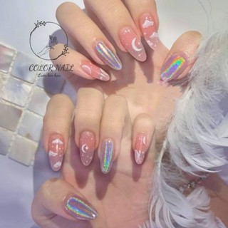 Nail box - Móng up thiết kế : Mắt mèo cầu vồng Ver 1