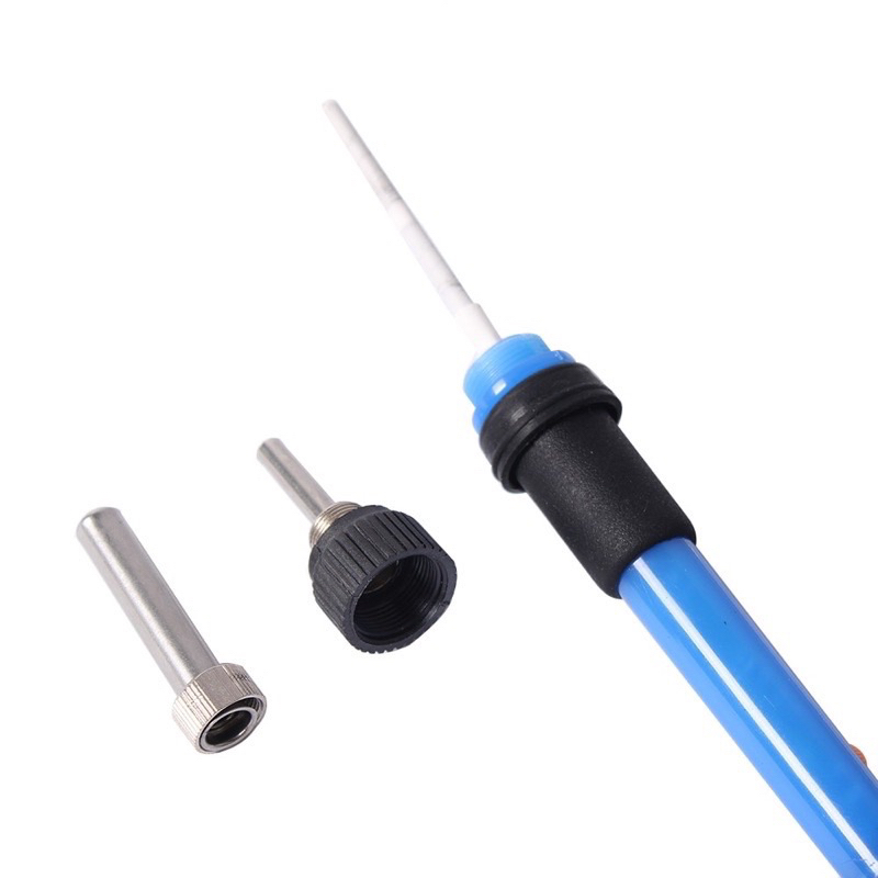 Set mỏ hàn thiếc mini 220V 60W với 5 mũi hàn + thiếc + nhựa thông tiện dụng