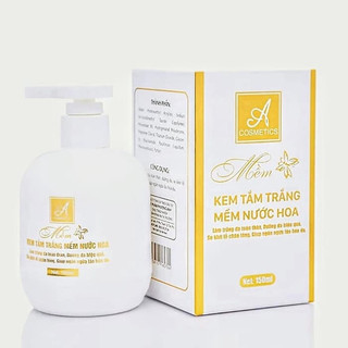 Kem tắm trắng mềm nước hoa Acosmetics 150ml mỹ phẩm A Cosmetics chính hãng Phương Anh làm trắng da toàn thân hiệu quả