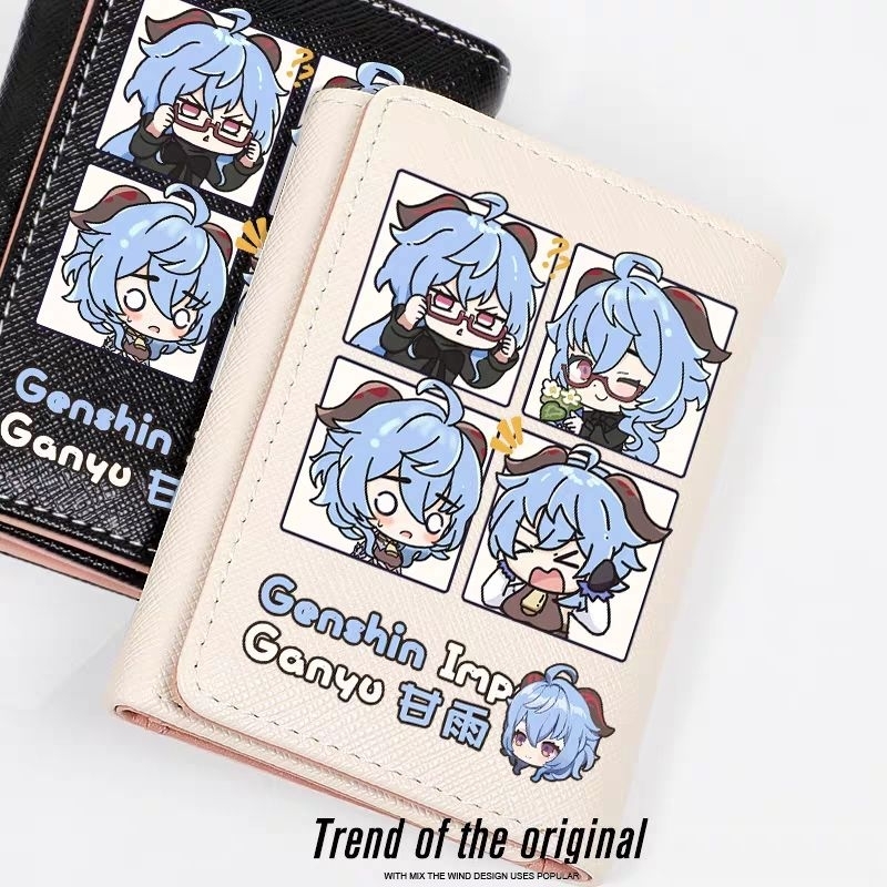 Ví in hình Genshin Impact dễ thương