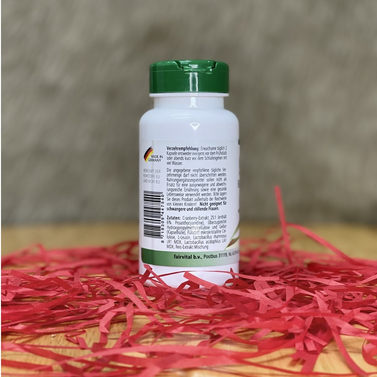 Men vi sinh Phụ Khoa Cranberry 90 viên với 9 tỷ lợi khuẩn