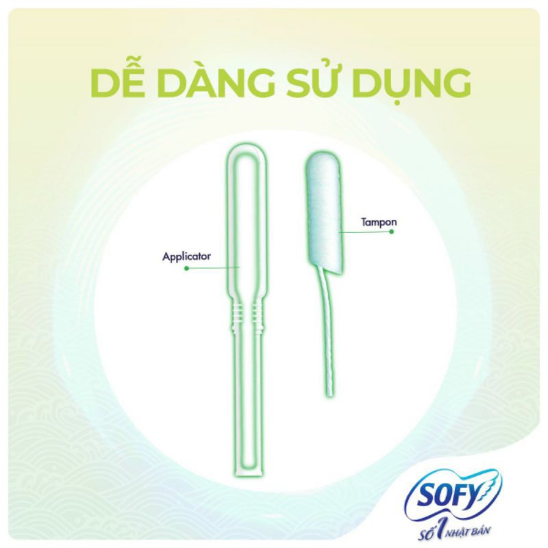 [HCM] Băng vệ sinh Diana Sofy Soft TAMPON nhập khẩu Nhật Bản( Hộp 9 ống)