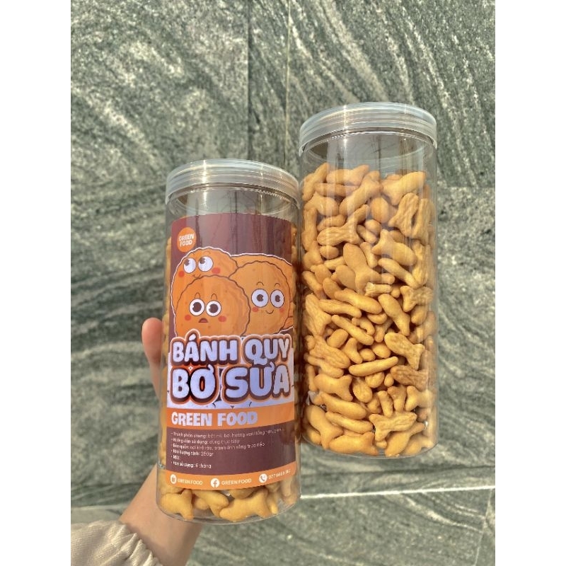 Bánh quy cá bơ sữa mặn mặn, béo béo, thơm ngon 250gr