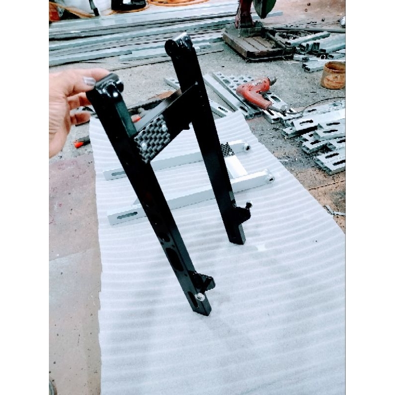 Gắp không phây Wuave nhỏ+Đrim+Cúp, Dài 50cm, Kèm pass tăng sên và óc bắt phuộc nhún