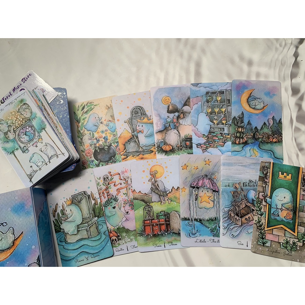 Bộ Bài Boo Tarot Size Gốc 7x12cm Siêu Hiếm