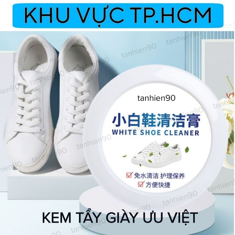 Kem Vệ Sinh Giày Trắng, Giày Thể Thao, Ba Lô, Túi Xách, Sáp Đánh Bóng Đồ Da Nội Địa Siêu Sạch