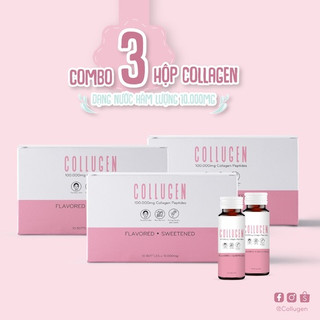 Combo 3 hộp 30 lọ 10.000mg collagen peptides dạng nước công nghệ đức