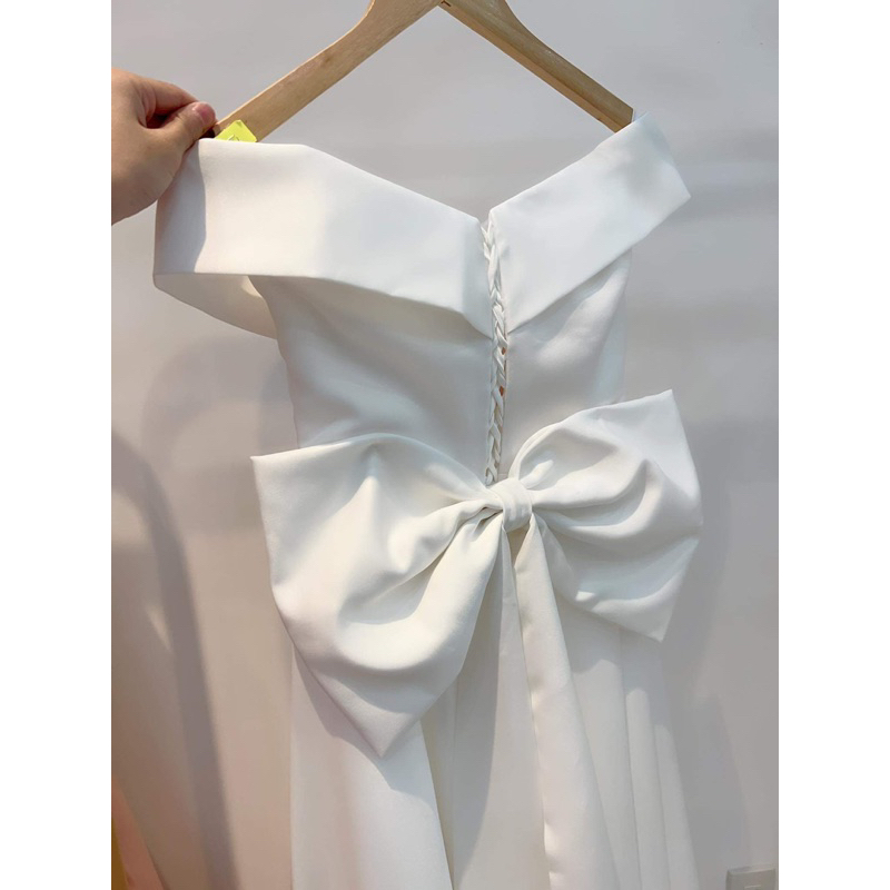 Nơ gắn váy - nơ đuôi ngắn - nơ rời kết váy