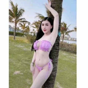 Bikini 2 mảnh đi biển bơi lội có mút ngực xinh xắn