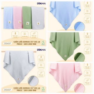 Chăn lưới bambo 2 lớp cho bé dokma kích cỡ 95×105cm