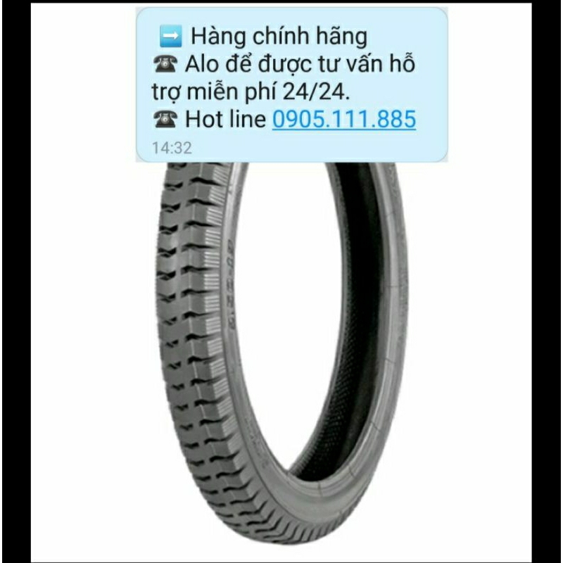 Cặp lốp  8 bố thồ tải casumina có dùng săm.