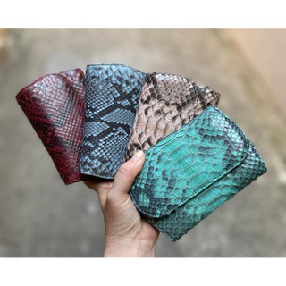 VÍ 3 GẤP MINI DA TRĂN SIZE S149 - CÁ SẤU GÒ VẤP