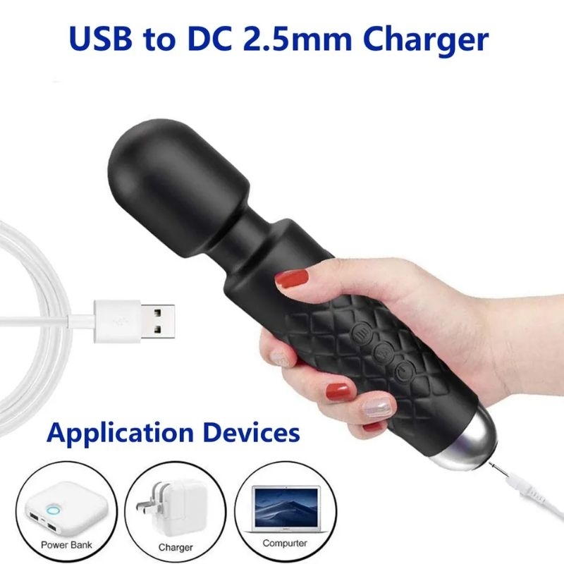 Dây cáp sạc USB 2.5mm cho máy rung rửa mặt tẩy da chết AUX