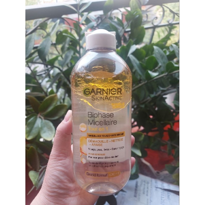 Nước Tẩy Trang Garnier Làm Sạch Sâu Lớp Trang Điểm 400 ml