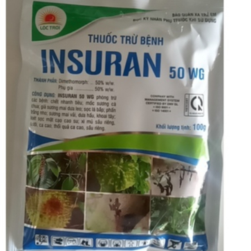 Thuốc trừ bệnh Insuran 50 WG gói 100gr