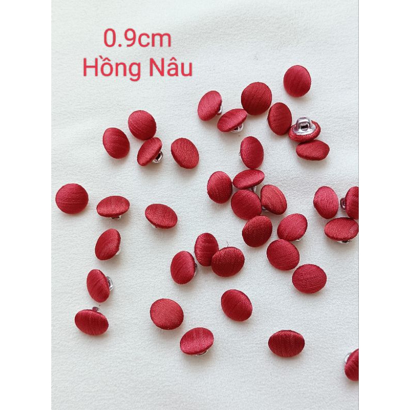 GÓI 50 NÚT BỌC VẢI SIZE 0.9cm