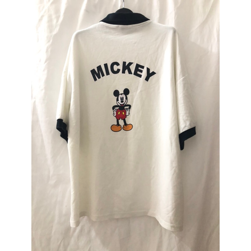 Áo polo mickey from rộng