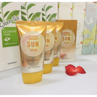  kem chống nắng nâng tông kìm dầu chống trôi bảo vệ da SUN SPF50++ nhập khẩu từ  Hàn Quốc 