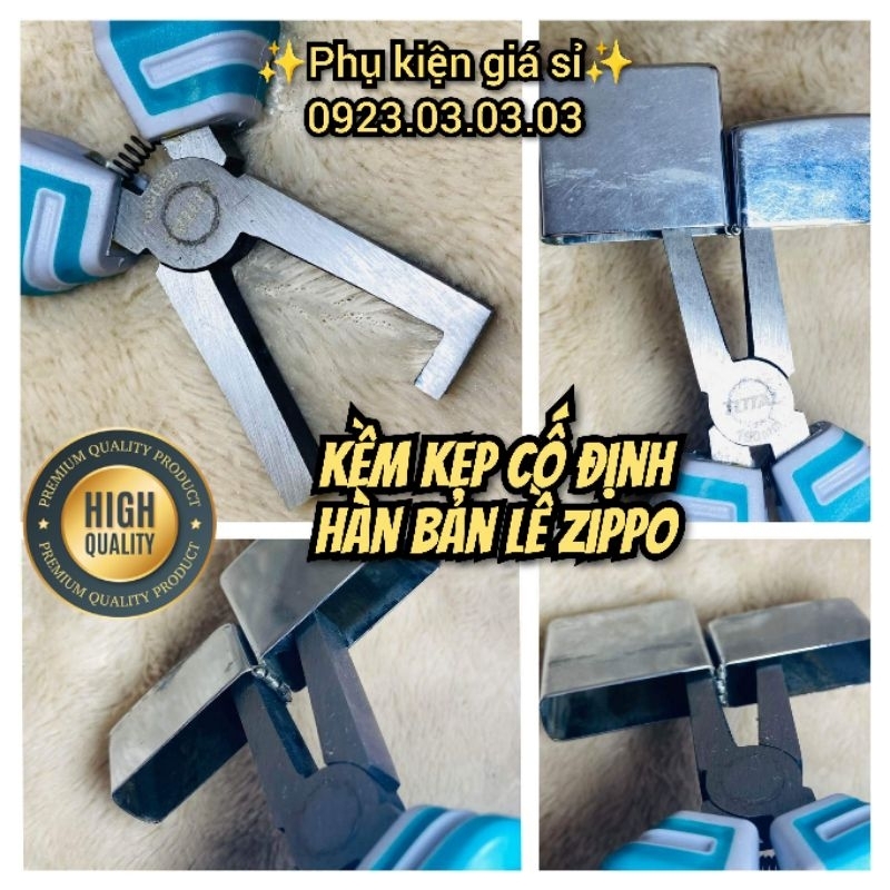 Kềm cố định hàn bản lề Zippo chuyên dụng