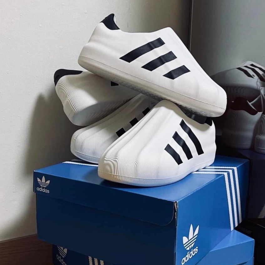 Giày Adidas Adifom Superstar Core Black White - Full Size Chất Đen Trắng