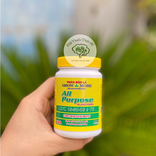 Phân bón lá growmore npk all purpose 15-30-15+te tốt cho mọi giai đoạn sinh trưởng grow more 100gr