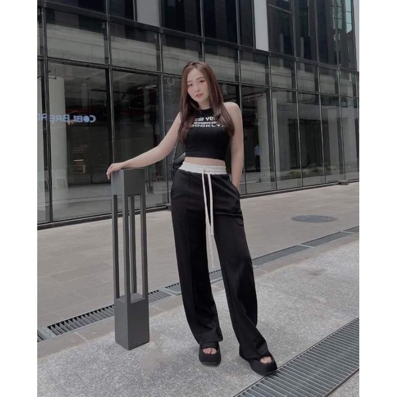 Quần dài phối lưng Cocobebe