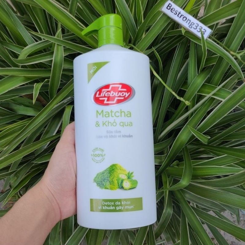 Sữa tắm Lifebuoy Detox Matcha & Khổ Qua 800g