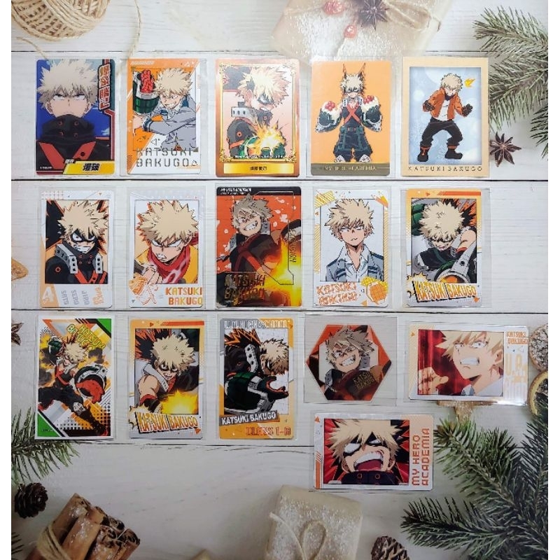 [chú cá Vàng màu Tím] [Hàng sẵn] Card metal, snap, pola, sticker Izuku Midoriya &amp; Katsuki Bakugo - MHA/My Hero Academia