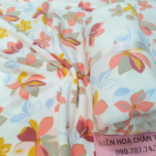 Sale 85k còn 75k.mền nỉ thái bông hoa văn phòng, đi học, du lịch